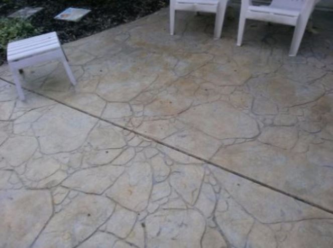 an image of a concrete stained resurface in manteca, ca